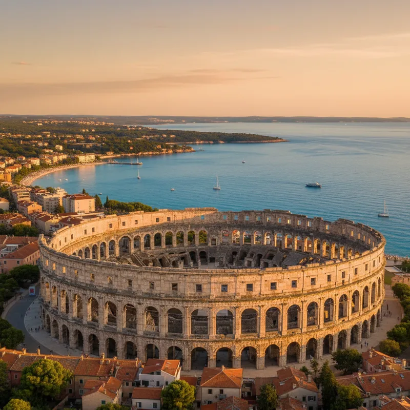 Location de vacances à Pula en Istrie croate : guide et tarifs 2026